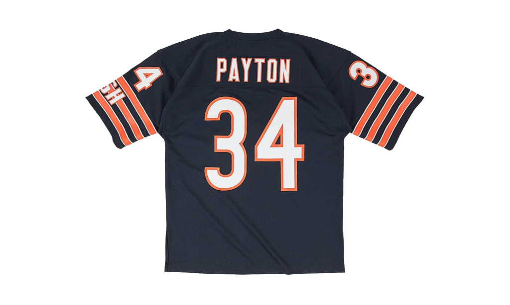 NFL Walter Payton Authentic Jersey "1985 Chicago Bears - Navy" AJY6CP18020 CBENAVY85WPA