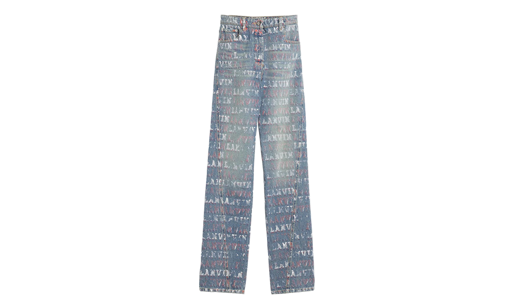 TWISTED LEG DENIM TROUSERS "Blue Denim" RW TR0335 D082 P24 22