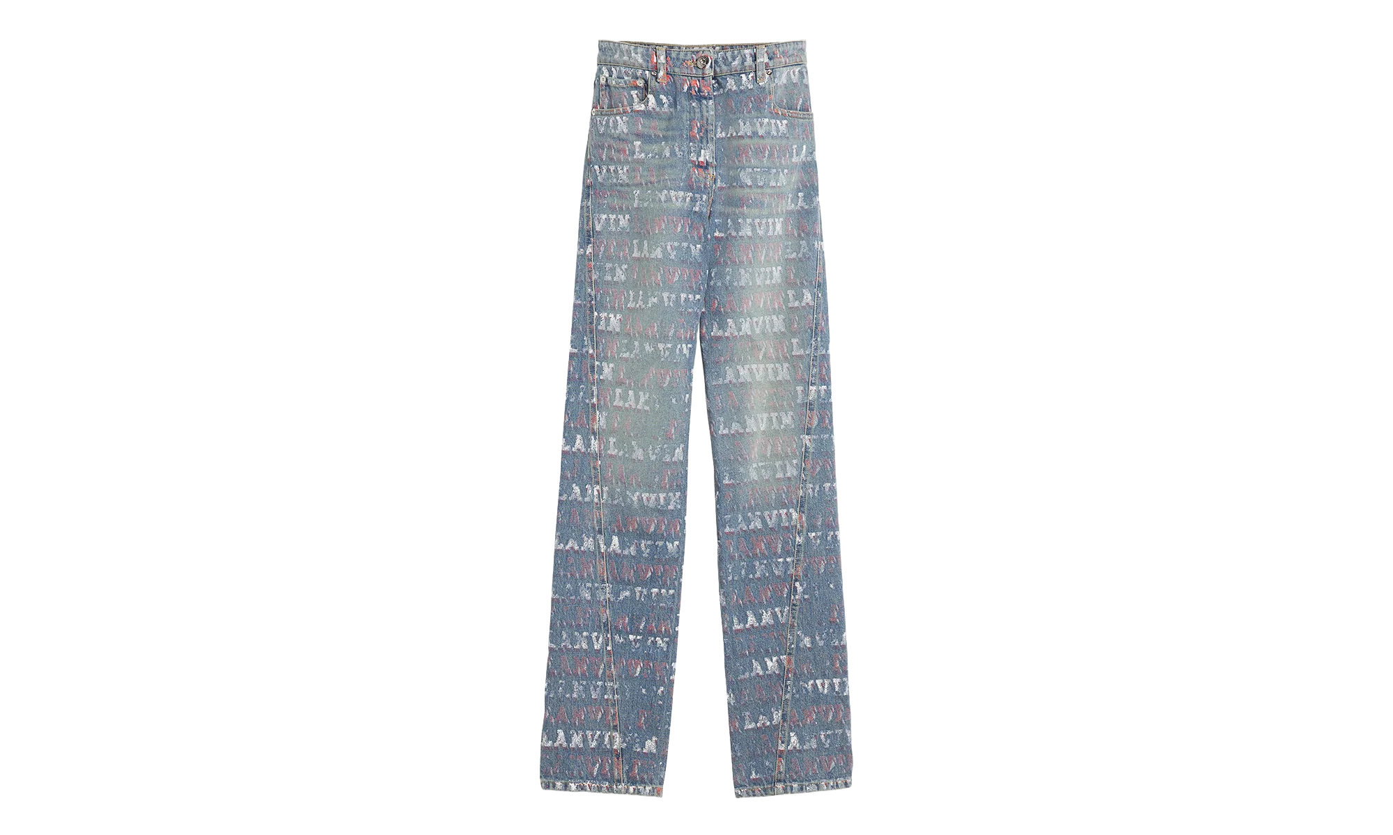TWISTED LEG DENIM TROUSERS "Blue Denim" RW TR0335 D082 P24 22