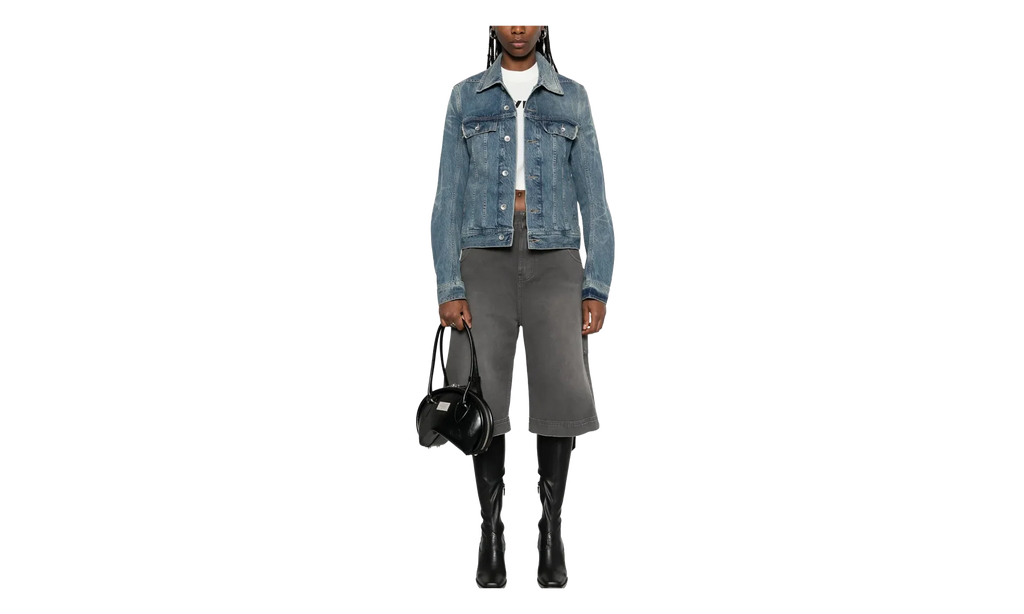 Giacca Denim Trucker Jacket WMNS "Washed Indigo" DS01E3701 DWB 06
