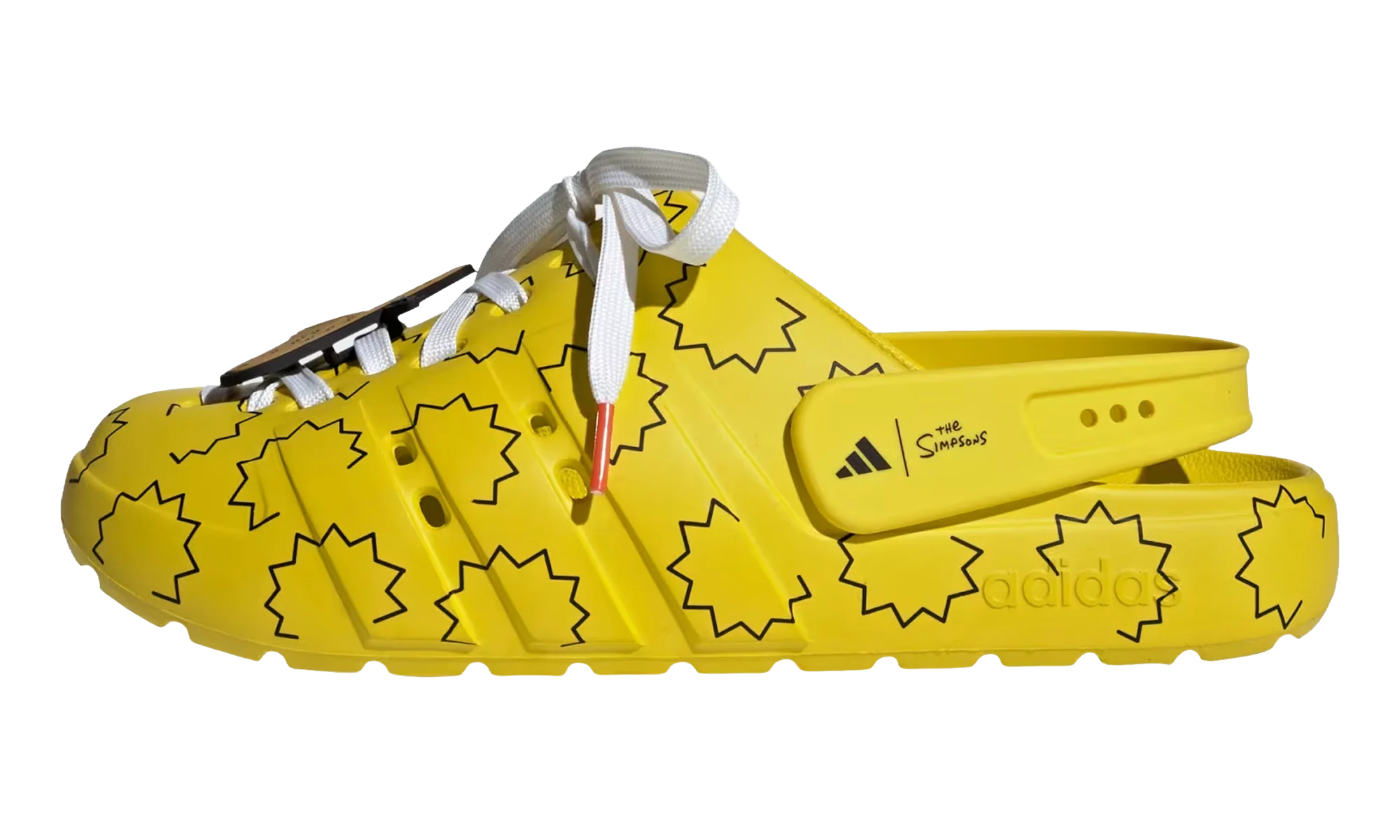Adilette Clog "The Simpsons Yellow Black" HQ2580