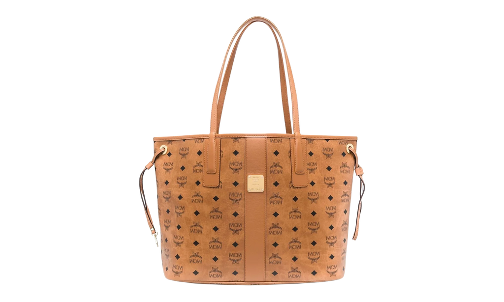Liz Vi Shopper Reversible Bag "COGNAC - Medium" MWPCSVI01 COGNAC