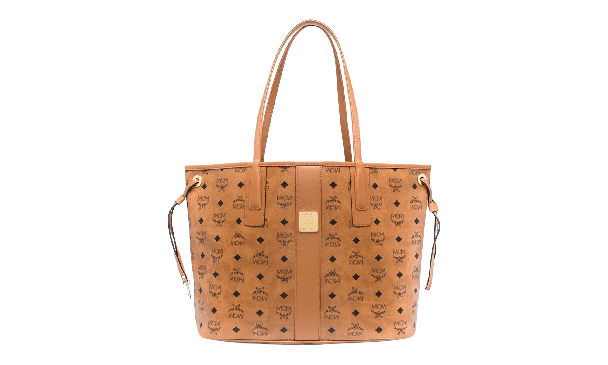 Liz Vi Shopper Reversible Bag "COGNAC - Medium" MWPCSVI01 COGNAC