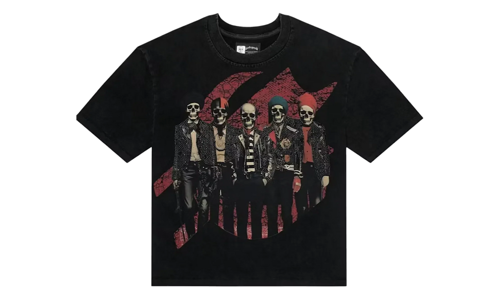 Guitar Heroes Studed T-Shirt "Black" GS140