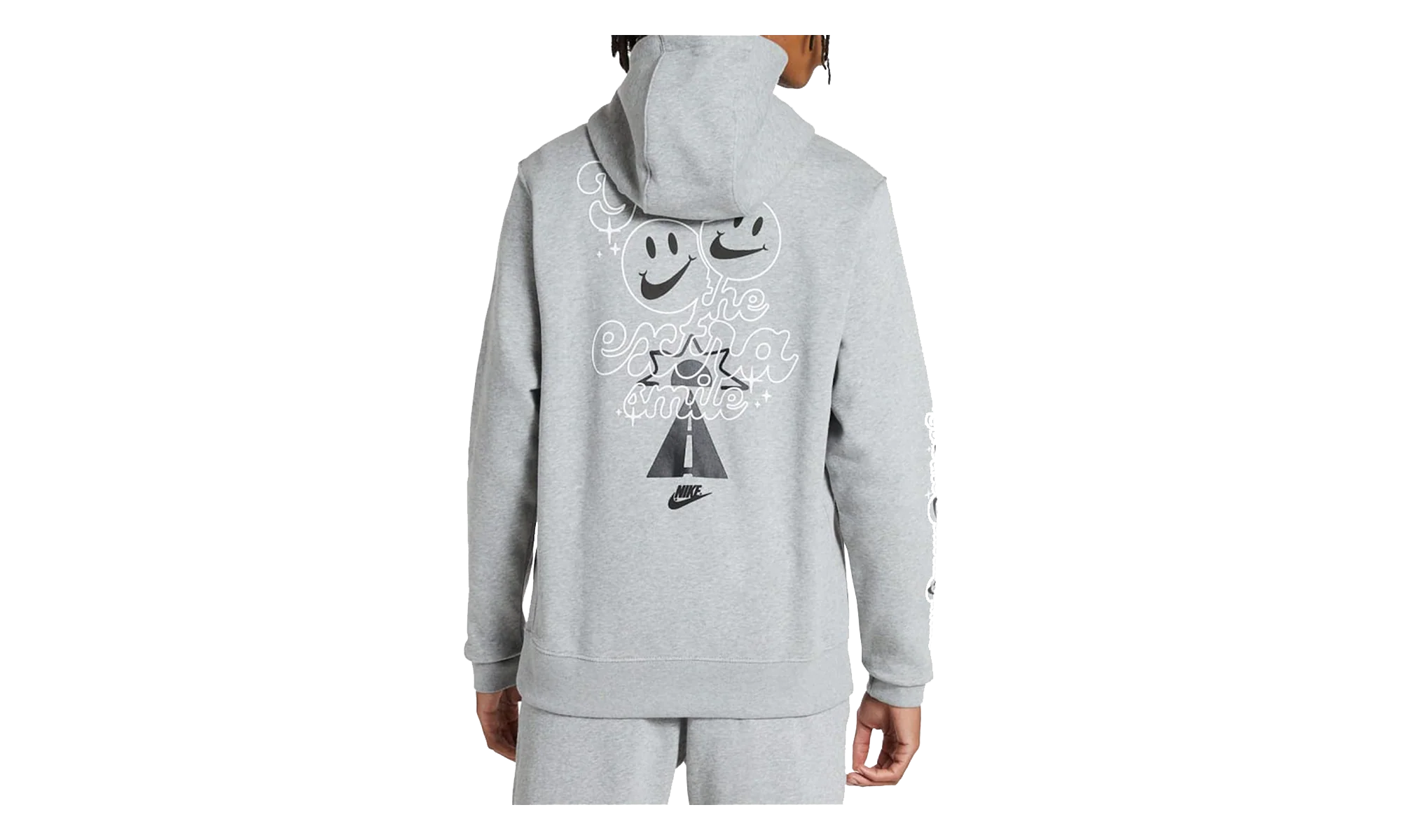 NSW Club Fleece Smile Pullover Hoodie "Heather Grey" DQ3520 063