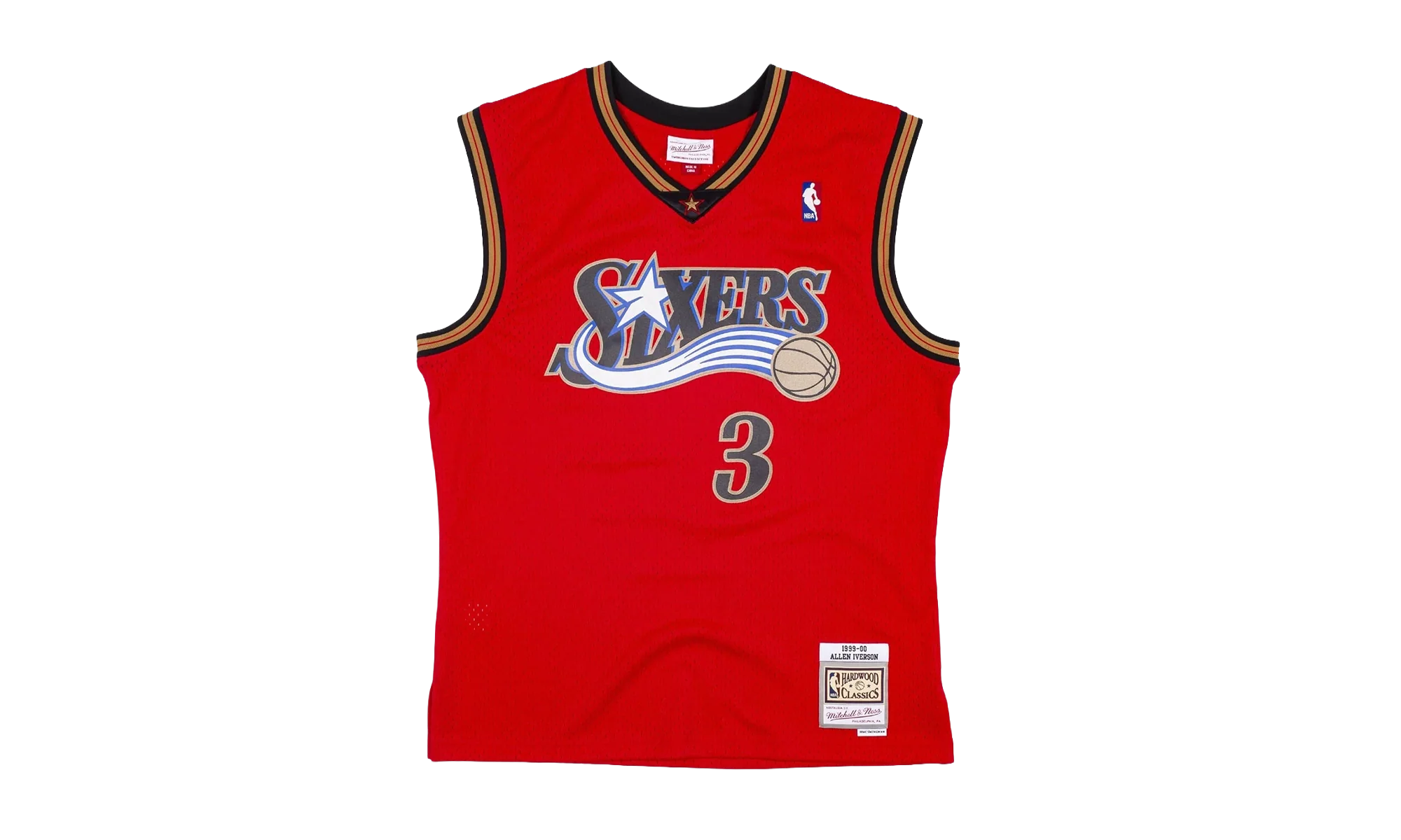 NBA Allen Iverson Reload Swingman Jersey "1999 Philadelphia 76ers - Red" SMJYCP19267 P76RED199AIV