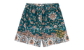 EE Basic Shorts "Rug Print - Green / White" EE186