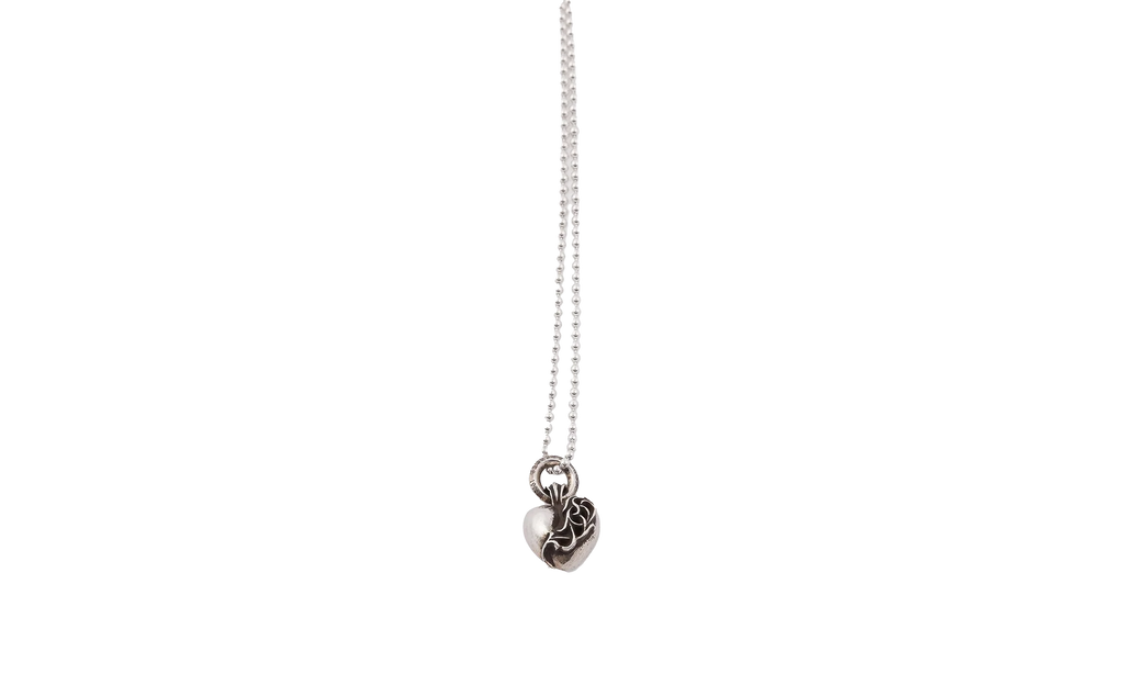 Heart Pendant & Ball Chain "Silver" CHRM0662