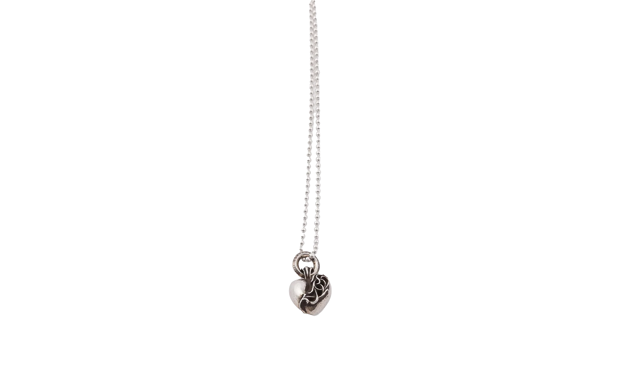 Heart Pendant & Ball Chain "Silver" CHRM0662