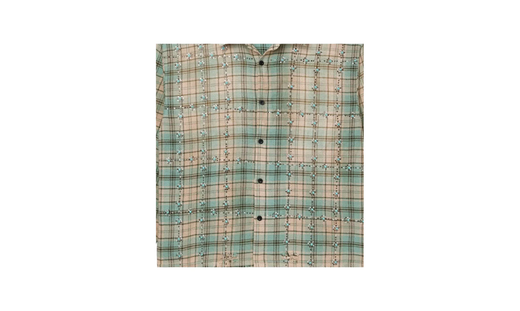 Little Gems Flannel "Green" VALE 11 008 VFLGFG GN
