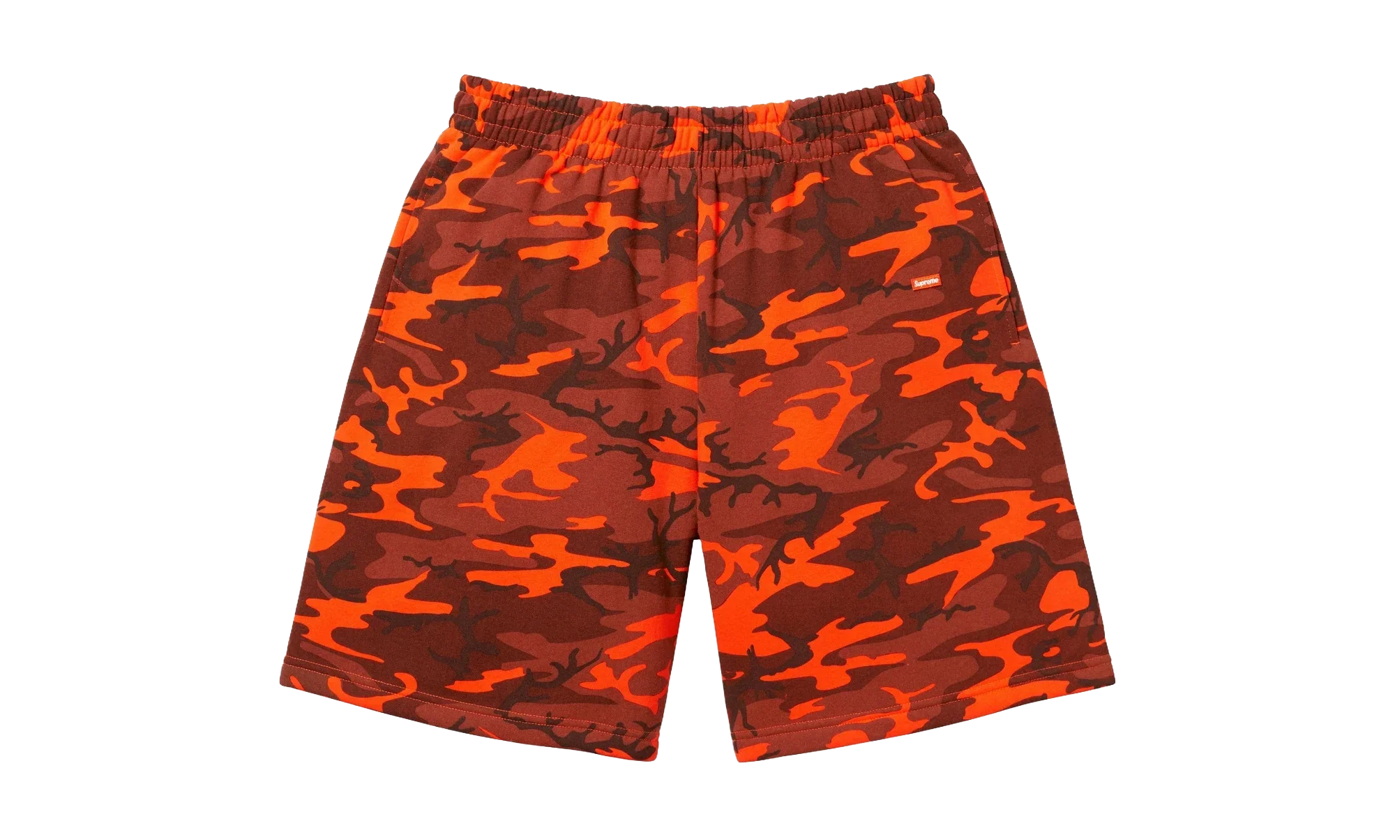 Small Box Sweatshort "SS25 - Bright Orange Camo" SU26929