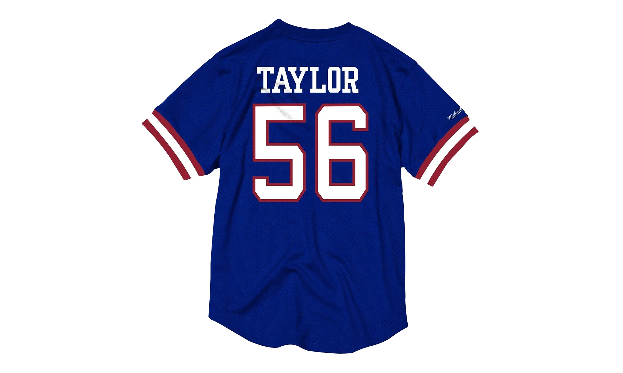 NFL Name & Number Mesh Crew Neck Shirt "New York Giants - Royal" NNMPMG18061 NYGROYA90LTA