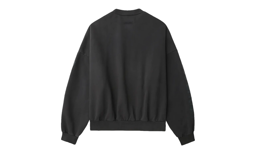 Los Angeles Heavy Fleece Cropped Sweatshirt "Vintage Black" 192HO256893F