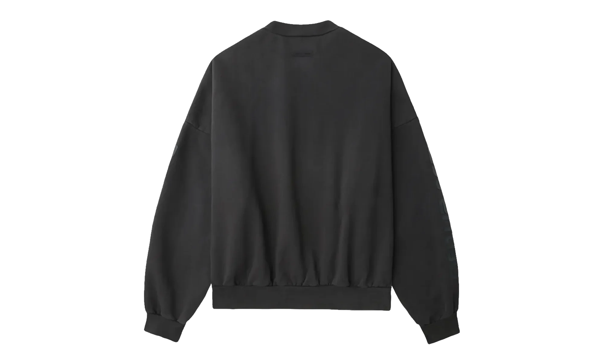 Los Angeles Heavy Fleece Cropped Sweatshirt "Vintage Black" 192HO256893F