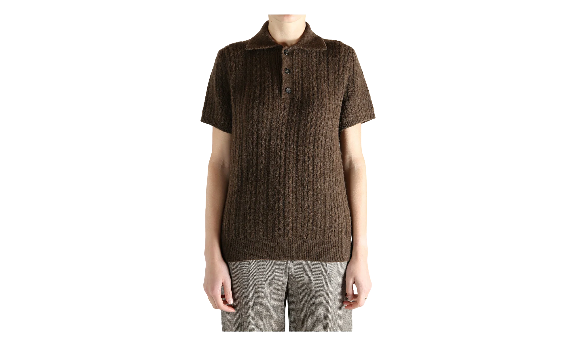 Polo Shirt WMNS "Brown" SH2GL0006 M13195 143