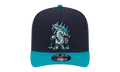 9FIFTY Seattle Mariners Cartoon A Frame Snapback Hat "Navy / Blue" NE378