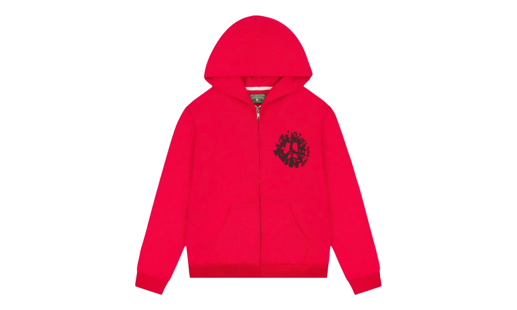 Denim University Zip Hoodie "Red" DT379