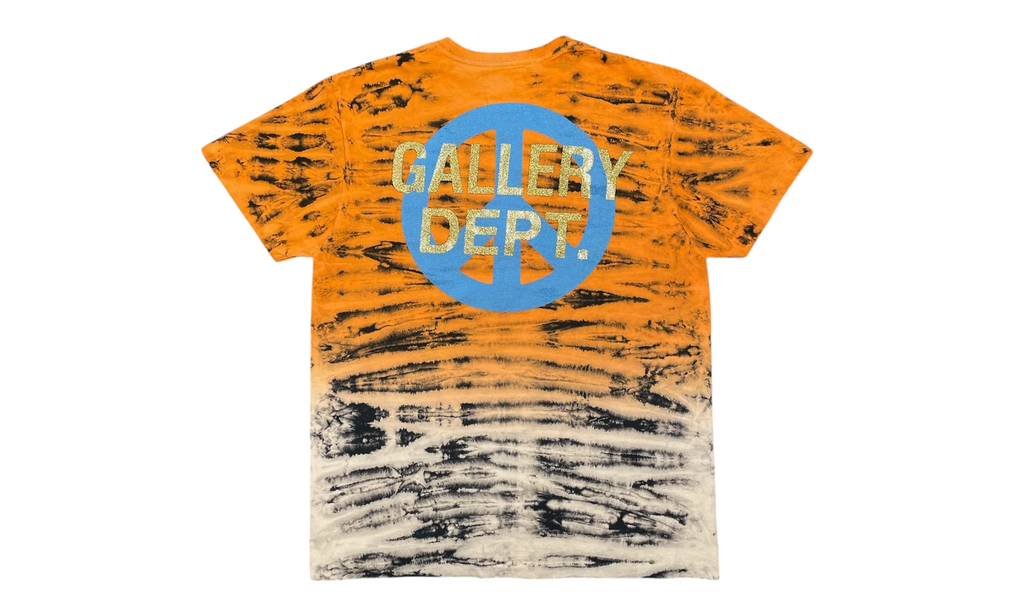 Miami Beach Logo Short Sleeve Tee Shirt "Tie Dye Orange Multi" GDMSBESSTSOB