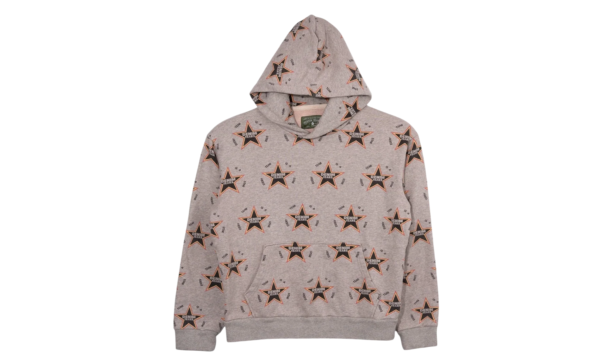 Every Tear Is A Star Logo Hooded Sweatshirt "Grey" DT360