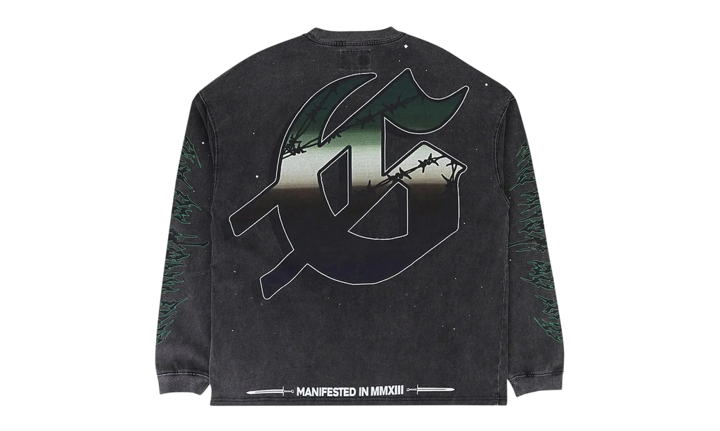 Air Strike Long-Sleeve T-Shirt "Grey Wash" 11652 10004GASLTG GREY