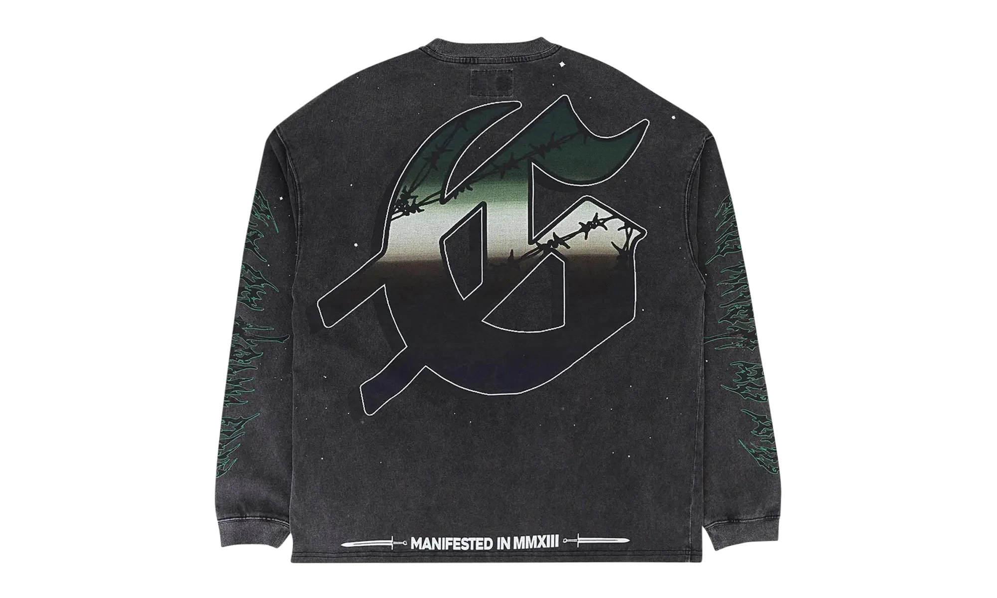 Air Strike Long-Sleeve T-Shirt "Grey Wash" 11652 10004GASLTG GREY