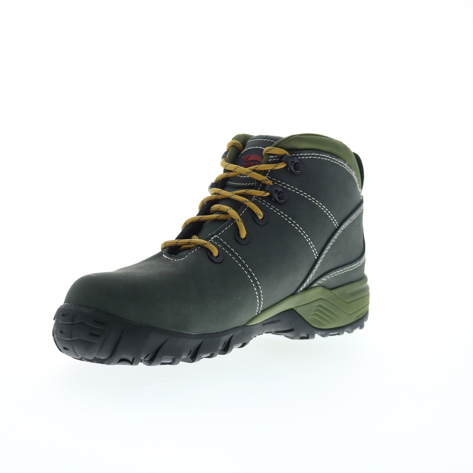 Avenger Trek Alloy Toe Electrical Hazard Waterproof Mens Green Work Boots