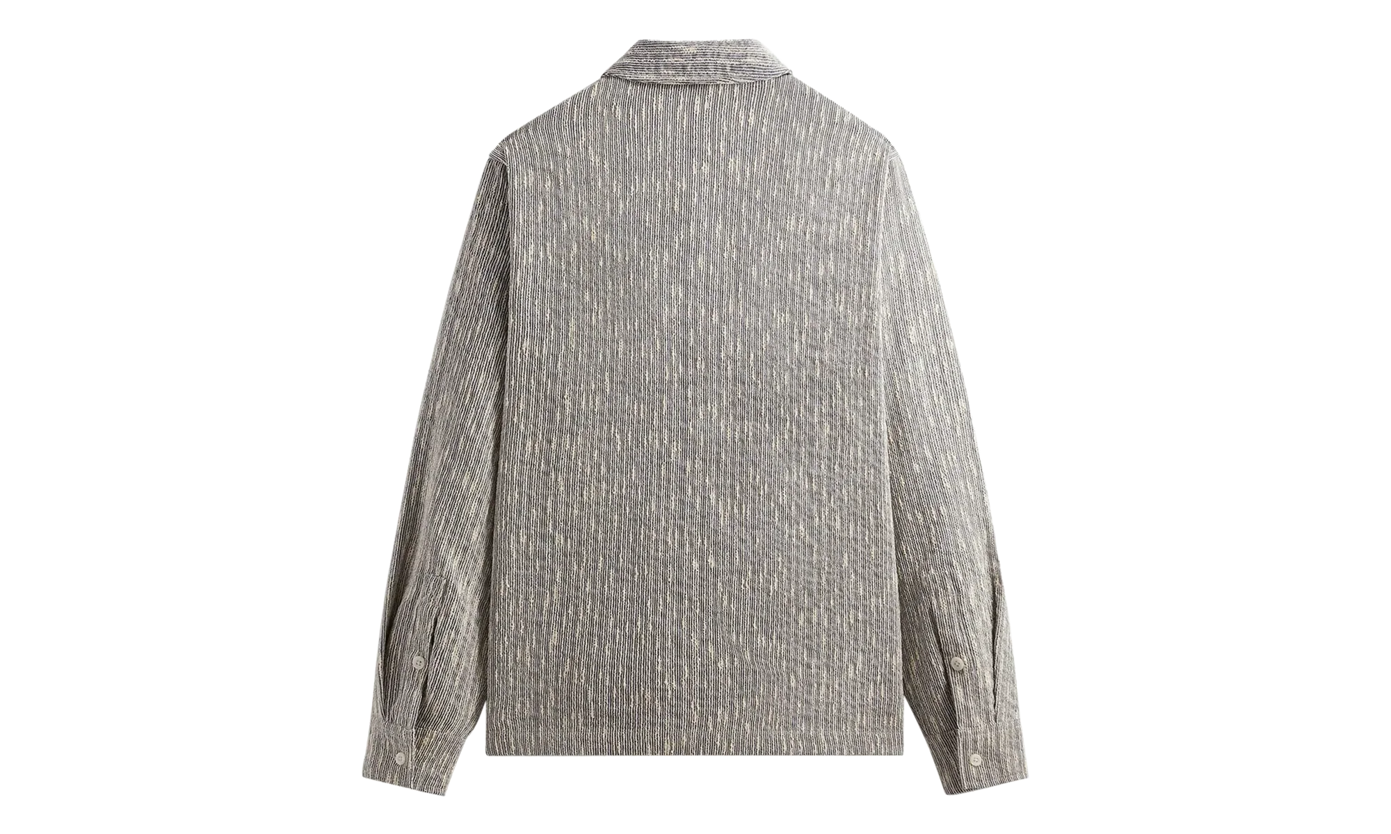Slub Boucie Boxy Collared Overshirt "Ink Navy" KHM031816 432