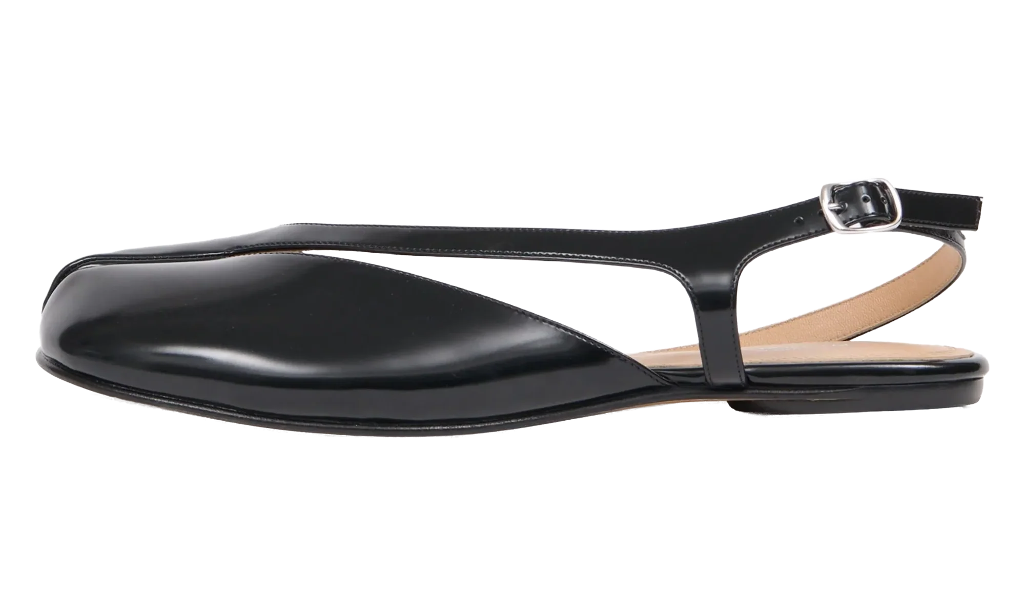Tabi Flat Slingback Sandal "Black" S58WP0295P8193T8013