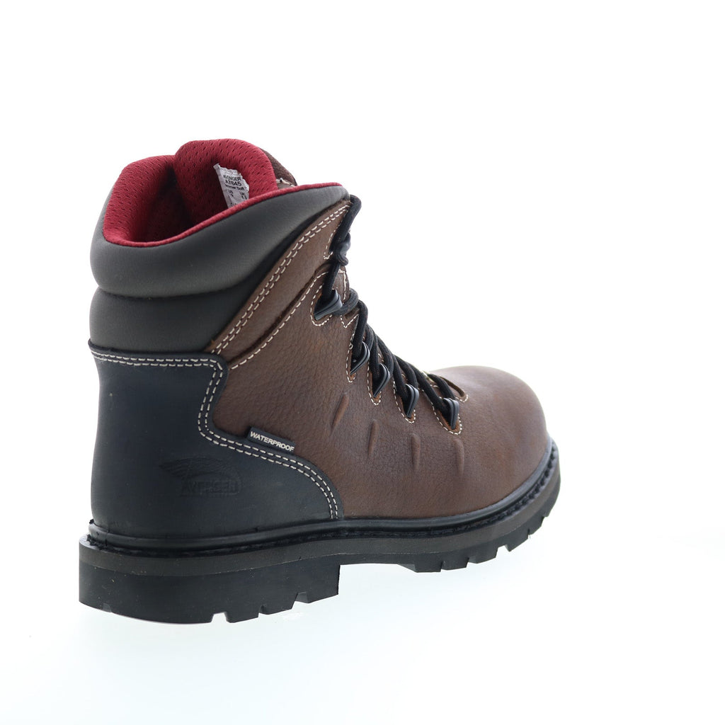 Avenger Hammer Electrical Hazard WP Mens Brown Extra Wide 4E Work Boots