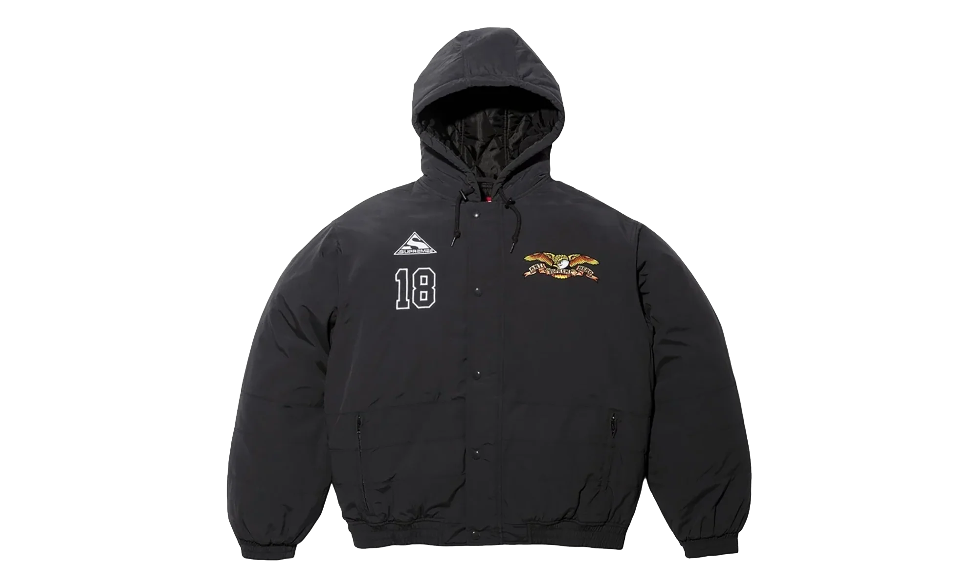 Antihero Stadium Jacket "FW25 - Black" SU27247