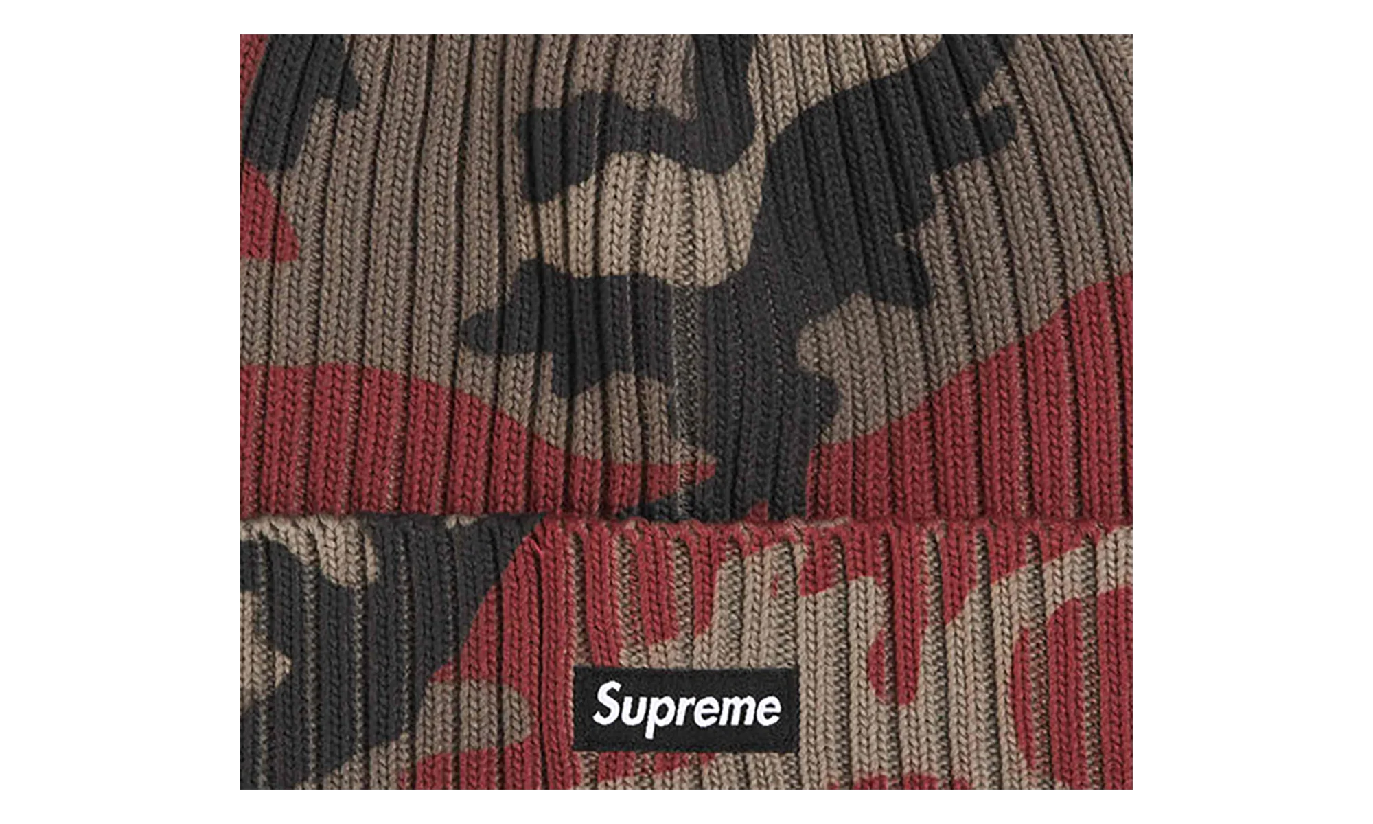Overdyed Beanie "SS26 - Red Camo" SU27278