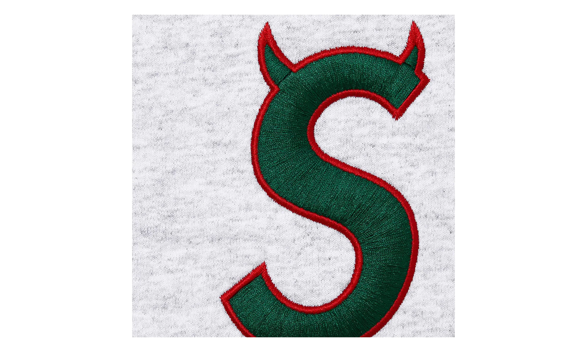 Devil S Logo Zip Up Hooded Sweatshirt "SS26 - Heather Grey" SU27312