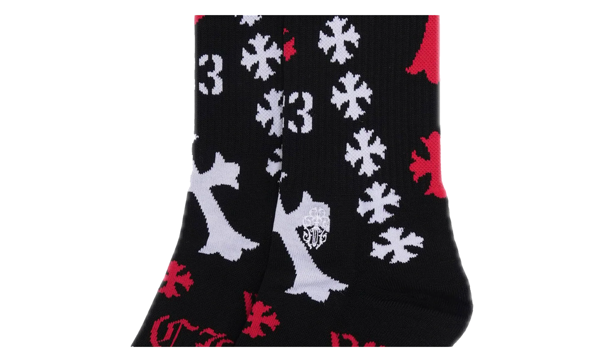 Stencil Socks "Black" CHRM1134