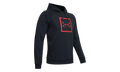 Rival Fleece Box Logo Hoodie "Black / Martian Red" 1329745 002