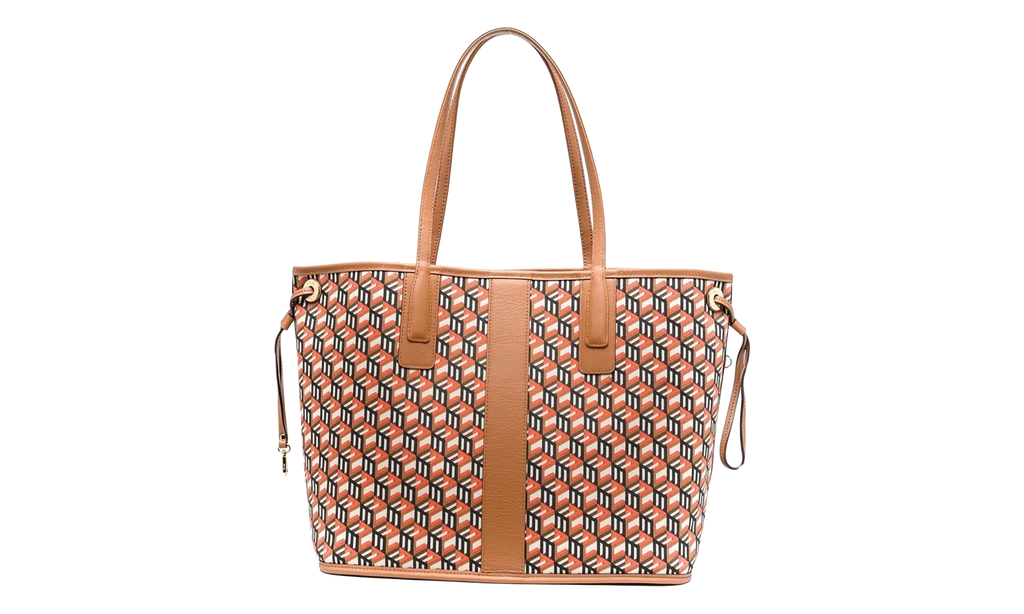 Liz Vi Shopper Reversible Bag "COGNAC - Medium" MWPCSVI01 COGNAC