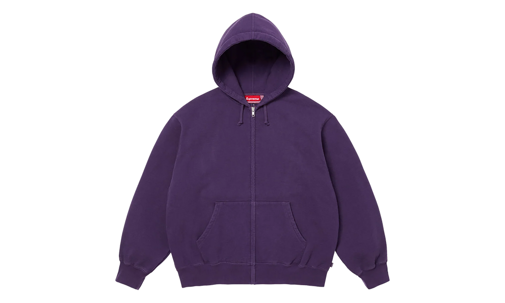 Cut Out Zip Up Hoodie "Dark Purple" SU27263
