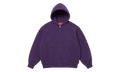 Cut Out Zip Up Hoodie "Dark Purple" SU27263