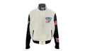 Oklahoma City Thunder Wool & Leather Varsity Jacket "White / Black" NBA 004WHTBLK OKC