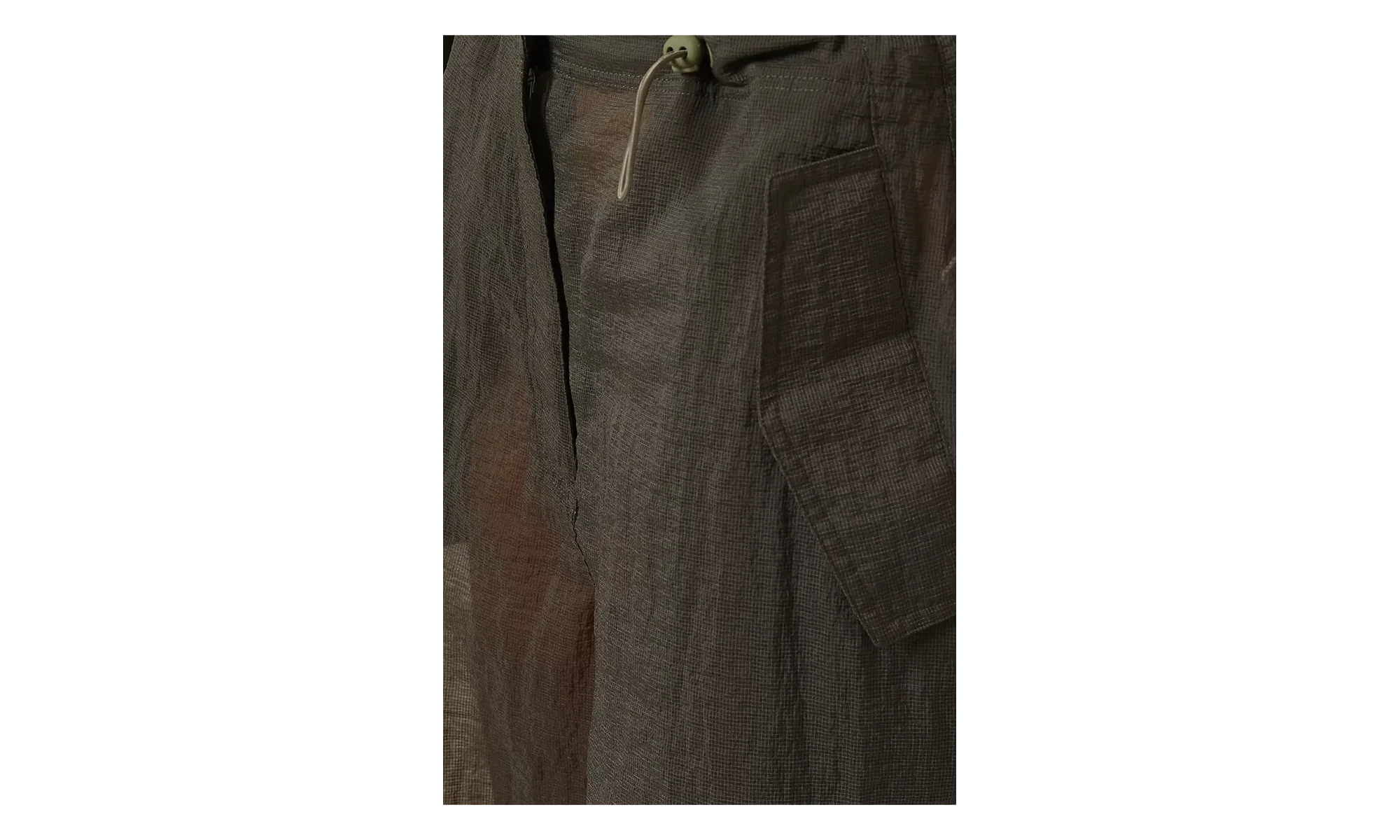 Nuru Sheer Parachute Pant "Dark Brown" KITH60