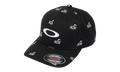 Flag Print Fitted Hat "Blackout" FOS901211 02E