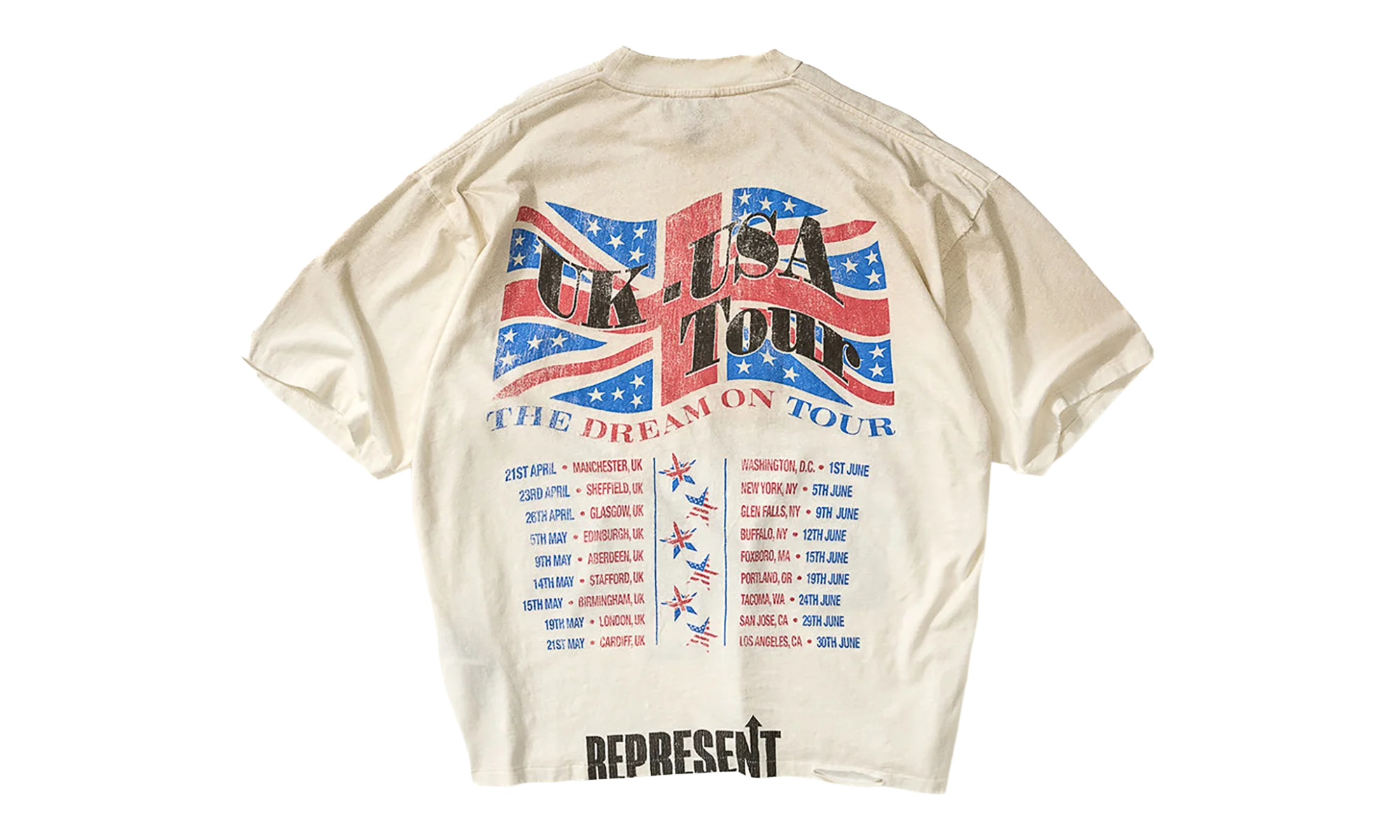 Dream On Tour SS Tee "White" MLM100593-WE