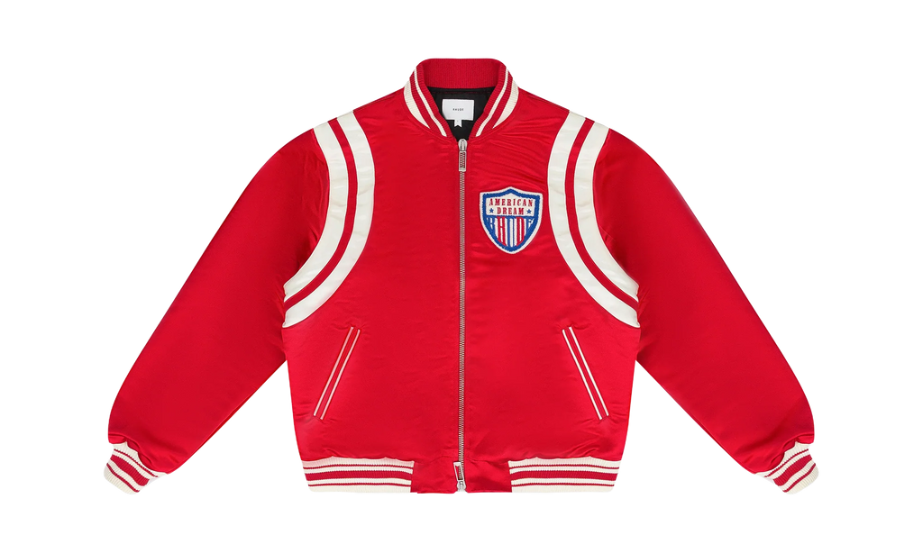 Satin Varsity Jacket "Red" RHPS24JA08613135