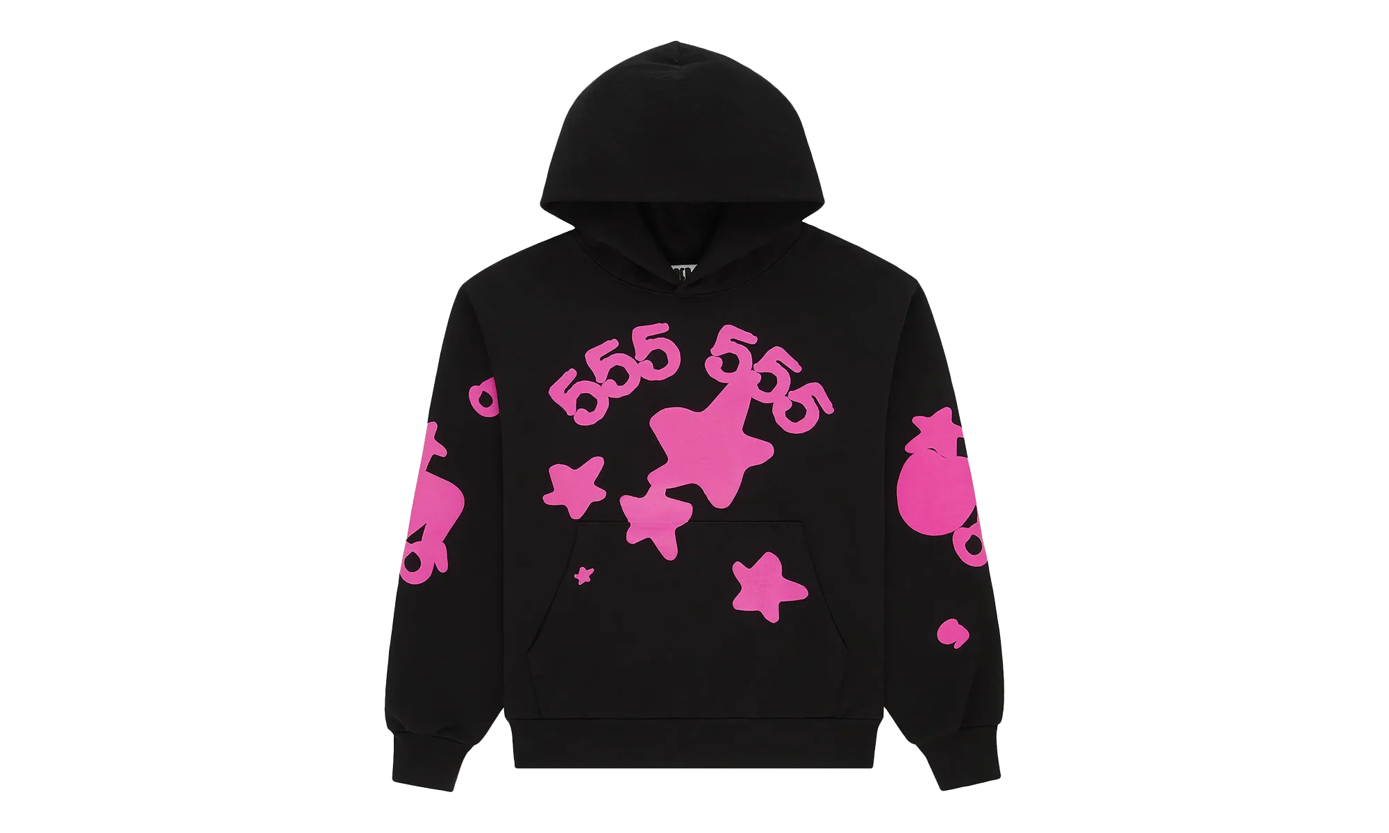 BELUGA ANGEL NUMBER HOODIE "Black/Pink" SP5der404