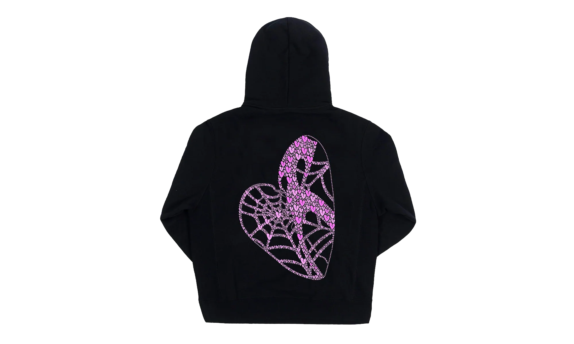 Pink Broken Heart Hoodie "Black" BBCD11B3
