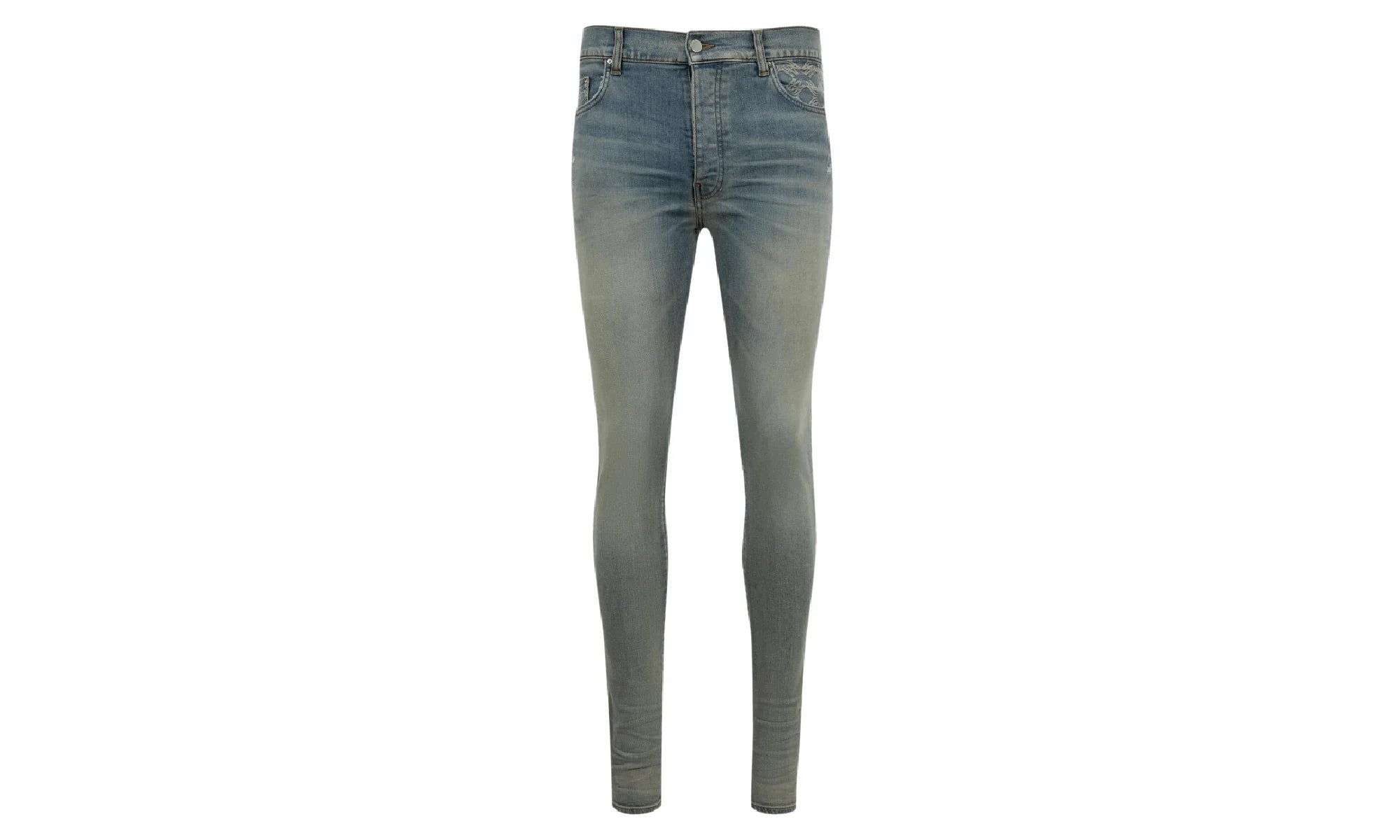 Quad Contrast Jeans "Antique Indigo" AMDNSY108