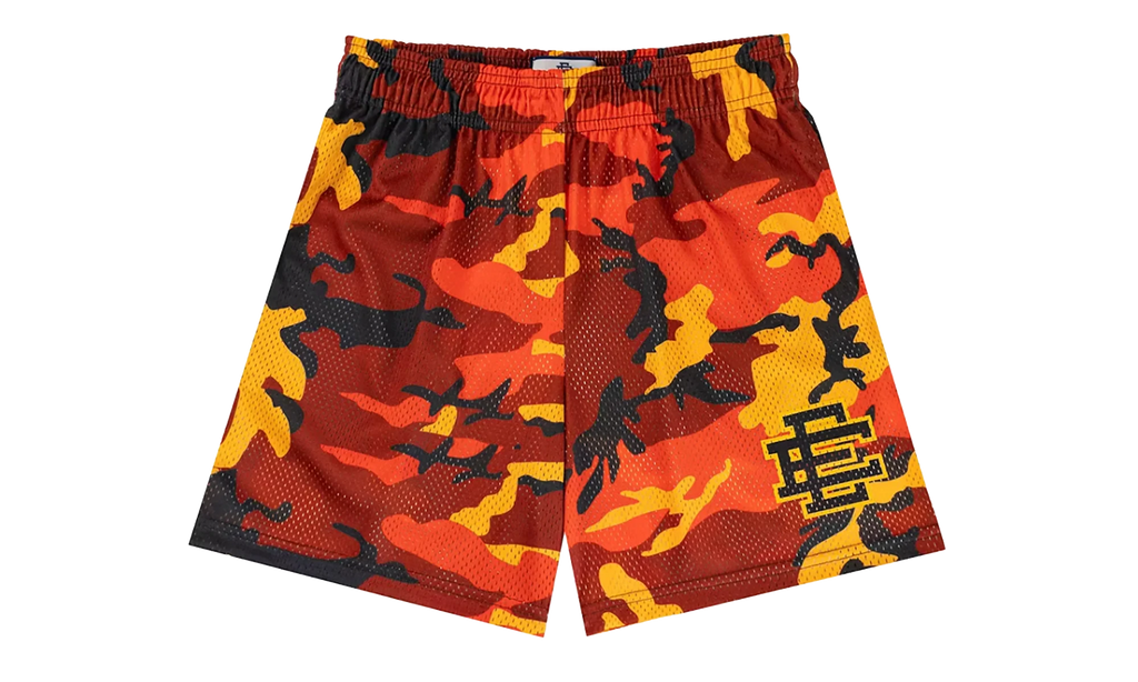 EE Basic Shorts "Orange / Black Camo" EE224