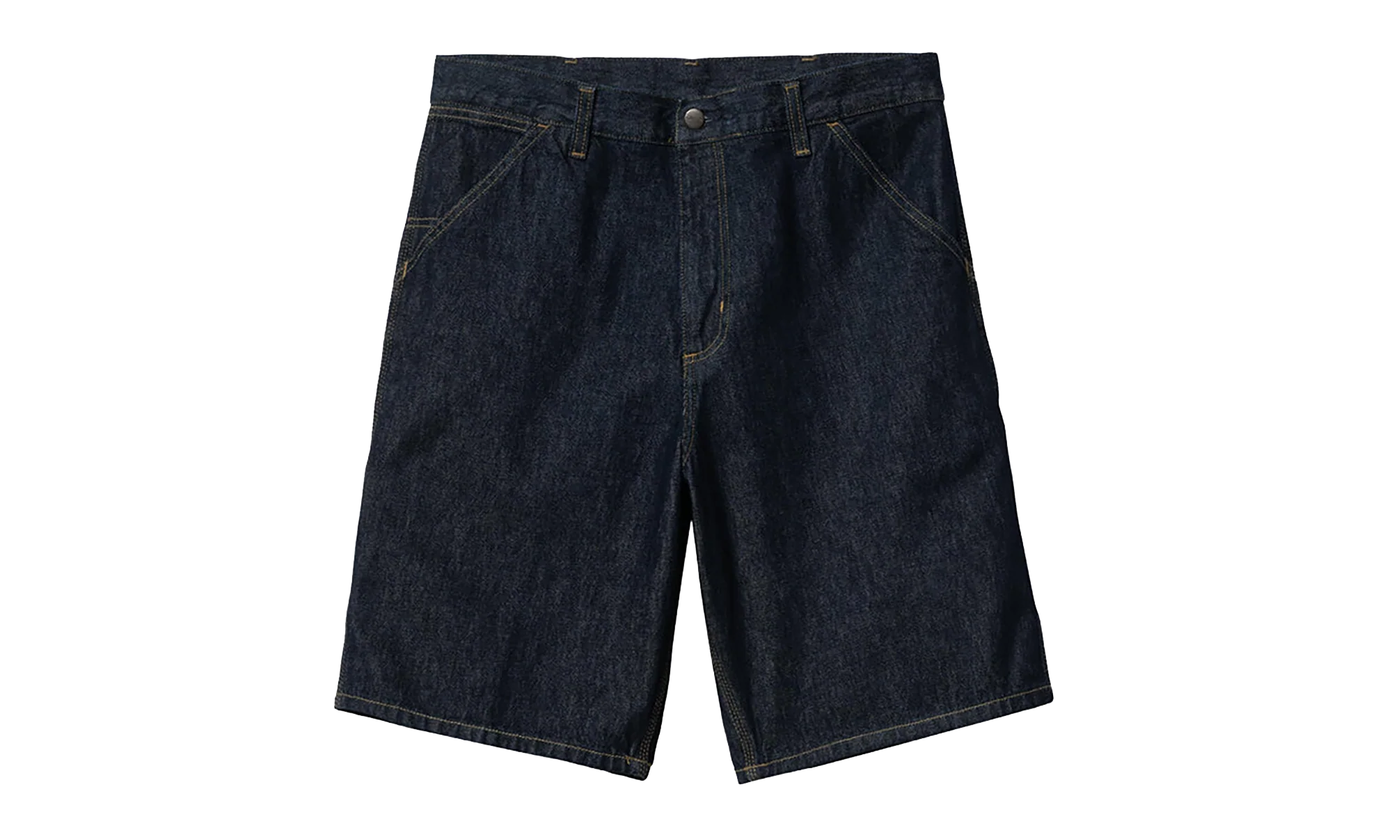 Single Knee Shorts "Denim Blue Rinsed" I032026 01 02