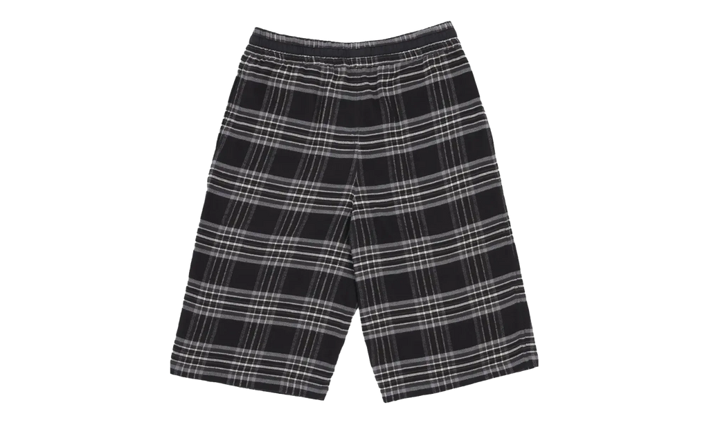 After School Flannel Shorts Cross Patch "Black" CHRM1087