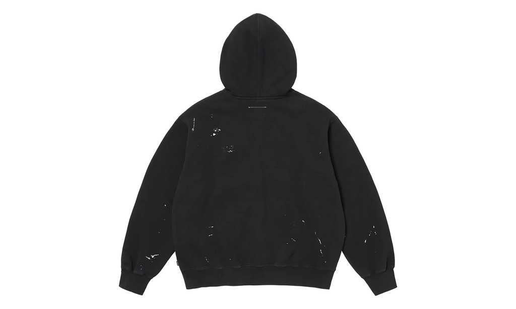 MM6 Maison Margiela Box Logo Zip Up Sweatshirt "SS26 - Black" SU27169