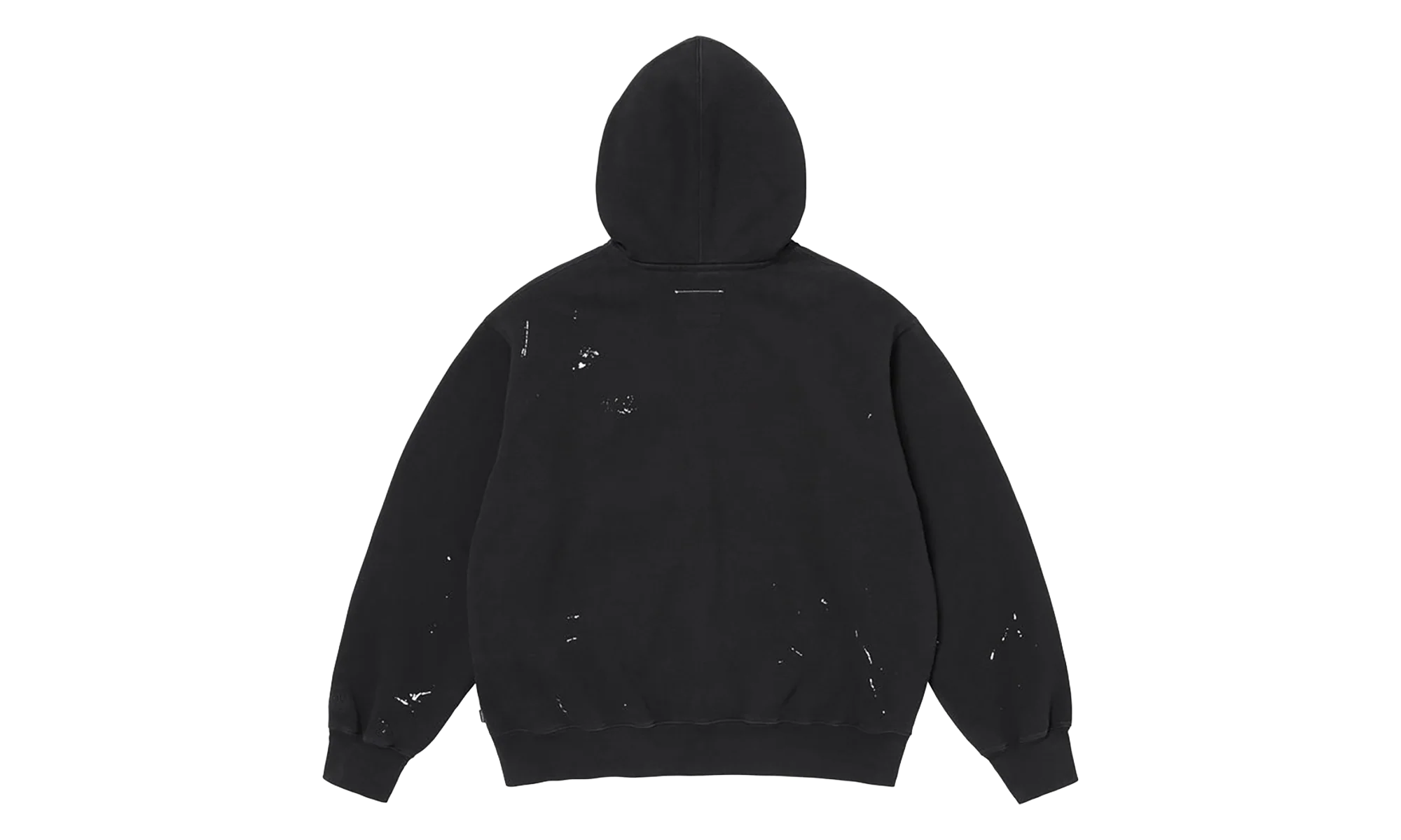 MM6 Maison Margiela Box Logo Zip Up Sweatshirt "SS26 - Black" SU27169